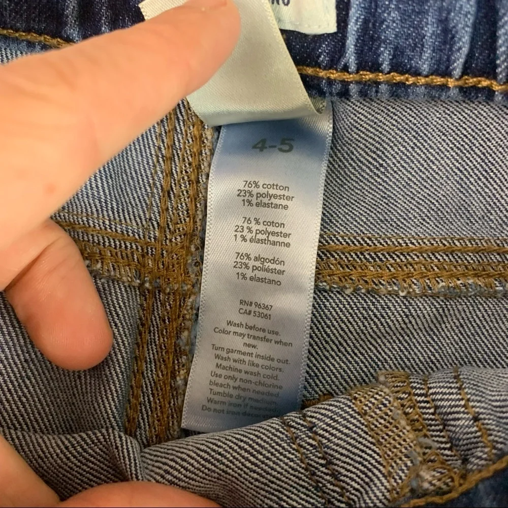 OshKosh Bgosh Blue Denim Wash Pull On Jegging Size 4/5